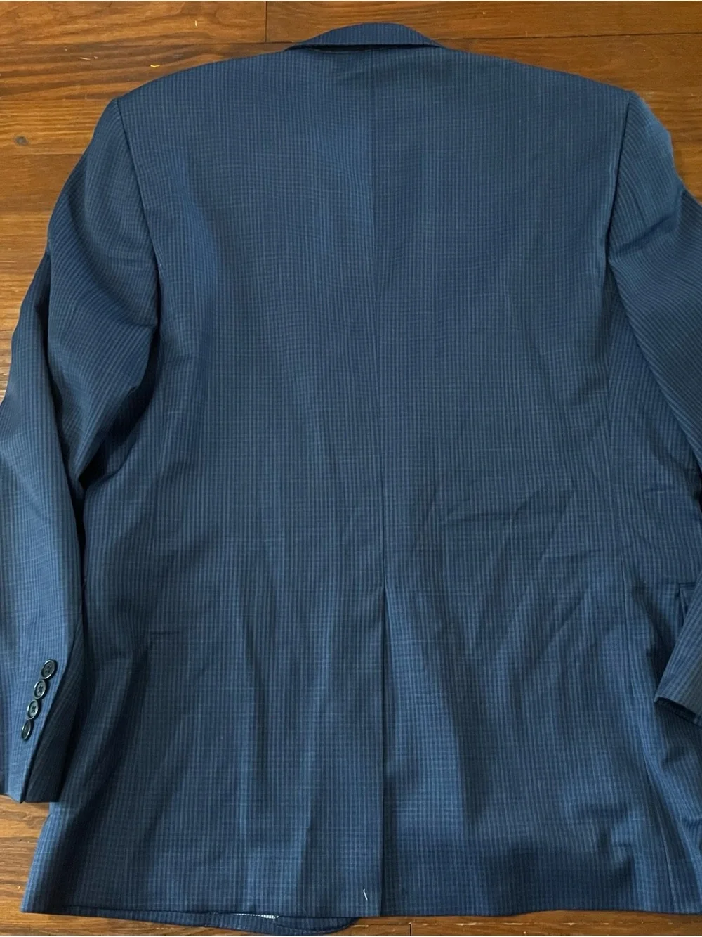 Brooks Brothers Navy Micro-Check Sport Coat 42R
